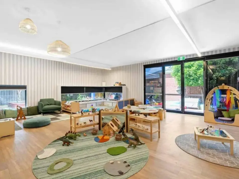 Early learning and childcare centre interior in Australia